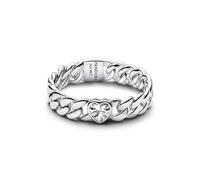 PANDORA Kettenring für Frauen mit Herz Silber 194386C01-60 Ringgröße 60/19,1