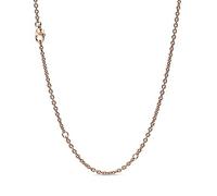 PANDORA Klassische Ankerhalskette in Roségold mit 14 Karat rosévergoldete Metalllegierung Moments Collection, Länge 60cm