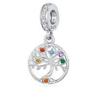 Pandora Lebensbaum Anhänger 925 Silber Baum des Lebens Charm Familie Bead für Armband Stammbaum Geschenk