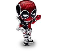 Pandora Marvel 793360C01 Marvel Deadpool Charm - Sterling Silber - Emaille Rot