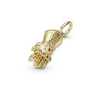 PANDORA Marvel The Avengers Infinity Handschuh Charm-Anhänger aus der Marvel x Kollektion in 14 Karat Vergoldeter Metalllegierung mit Kristallen, 760661C01