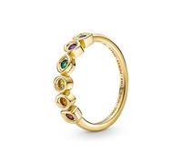 Pandora Marvel The Avengers Infinity Steine Ring - 160779C01-48 - Gelbgold Verg. - Kristall - Gr. 48 - Multicolor