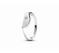 PANDORA Essence Organisch Geformte Stacking-Ringe aus Sterling Silber mit vergoldeter Metalllegierung, Größe: 54, 163264C00-54