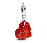 PANDORA ME 793348C01 roter Herz-Anhänger Charme
