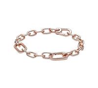 Pandora Me Pave Ring 189679C01 Stackable 14k Rose Gold-plated clear cubic Zirkonia Damenring 17