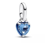 Pandora Schmuck 793042C02 Anhänger Silber Blaues Chakra Herz