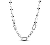 PANDORA ME Metallperle & Gliederhalskette aus Sterling Silber, Kompatibel ME Collection, 45cm, 392799C00-45