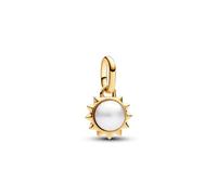 Pandora Schmuck 763035C01 Anhänger Sonne mit Perle Goldfarben