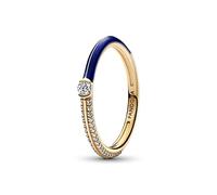 Pandora Schmuck 162528C01 Damenring Pavé & Blau Goldfarben 54/17.2