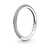 PANDORA ME Pavé Ring aus Sterling Silber mit Cubic Zirkonia, Ausschließlich kompatibel ME, Größe 62, 199679C01-62
