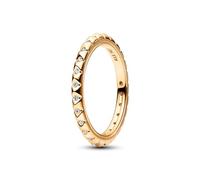 Pandora Schmuck 162800C01 Damenring Pyramiden Goldfarben 58/18.5