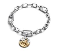 Pandora Bead - Charm, Sterling silver and 14k Gold-plated