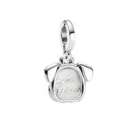 Pandora Charm Anhänger - 799327C01 - Hund Silber Anhänger mit schimmernder Emaille