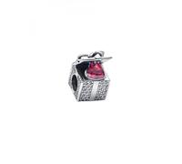 Pandora Charm - Pandora Moments Geschenkbox Charm rotes Zirkonia Herz - 793603C01 rot