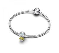 Pandora 793749C01 Charm - Disney Schneewittchen Dopey - Sterling Silber Emaille Grün