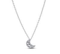 Pandora Halskette Mondsichel 394259C01-50 – Sterling Silber Zirkonia – 50 cm