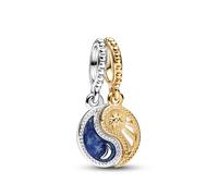 Pandora Schmuck 762678C01 Teilbarer Charm-Anhänger Sonne & Mond