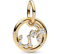 Pandora Charm-Anhänger 762710C01 – Sternzeichen Skorpion – Gelbgold-Vergoldung – Zirkonia
