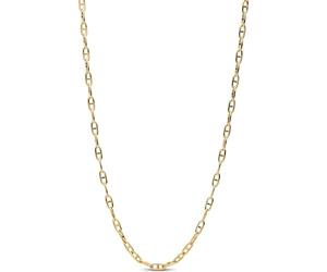 PANDORA Moments Ankerketten-Halskette aus 14 Karat vergoldetem Sterling Silber, Kompatibel Moments Anhänger, Größe: 55cm, 363899C00-55