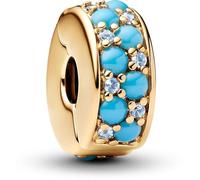 Pandora Charm - Aquablaues Clip - 763902C01 blau