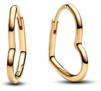Pandora Ohrringe - Small asymmetric heart - 268307C00 gold