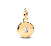 Pandora 763066C01 - Aufklappbares Liebesmedaillon Charm-Anhänger - Gelbgold verg. - Zirkonia klar