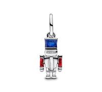 PANDORA Moments Beweglicher Nussknacker Charm-Anhänger aus Sterling Silber mit Zirkonia, Kompatibel Moments und ME Armbänder, 793583C01