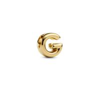 PANDORA Moments Buchstabe G Mini-Charm, 14 Karat vergoldet - 763953C00