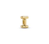 PANDORA Moments Buchstabe I Mini-Charm, 14 Karat vergoldet - 763955C00