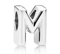 PANDORA Moments Buchstabe M Charm aus Sterling-Silber - 797467