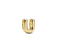 PANDORA Moments Buchstabe U Mini-Charm, 14 Karat vergoldet - 763967C00