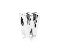 PANDORA - 797477 Charm - Buchstabe W - Letter W - 925 Sterling Silber