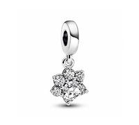 Pandora - Funkelnder Pfotenabdruck Charm-Anhänger - 792247C01 - Sterling Silber + Zirkonia - Klar