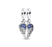 Pandora Schmuck 792821C01 Charm-Anhänger Teilbare Engelsflügel