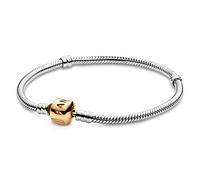 PANDORA Moments Damen-Armband mit Gold-Verschluss Silber 590702HG