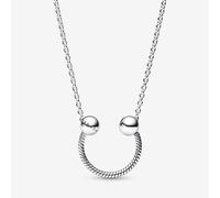 Pandora Schmuck 392747C00-45 Damen-Kette 925 Silber mit Anhänger Moments U-Form