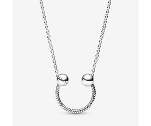 Pandora 'Moments' Damenhalskette aus 925 Sterling Silber - Silber 392747C00-45 Einheitsgröße