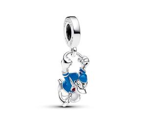 PANDORA Moments Disney Donald Duck Charm-Anhänger aus Sterling Silber, Kompatibel Moments Armbändern, 793358C01