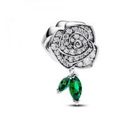 Pandora Moments Doppelanhänger Rosenherz, Sterlingsilber