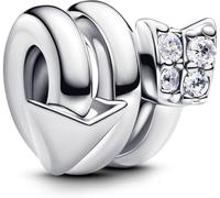 Pandora Charm Moments – Drehender Pfeil aus Sterling Silber mit Zirkonia, 793665C01