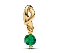 PANDORA Moments Ewigkeitskreis-Charm Mai, 14 Karat vergoldet - 763462C05
