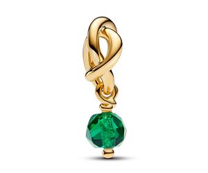 PANDORA Moments Ewigkeitskreis-Charm Mai, 14 Karat vergoldet - 763462C05