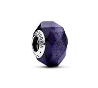 Pandora Schmuck 792984C00 Silber Charm Facettiertes Blaues Muranoglas
