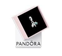 Pandora 791697C01 - Fisch, Meeresschildkröte & Muschel Dreifacher Charm-Anhänger - Sterling Silber Turquoise