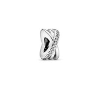 Pandora Moments Funkelnde & Polierte Linien Zwischenelement Sterling Silber 791994CZ