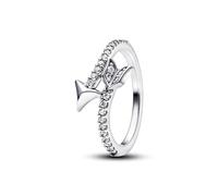 PANDORA Moments Funkelnder Pfeil Ring aus Sterling Silber mit Zirkonia, Größe: 52, 193619C01-52