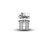 Pandora Charm - Pandora Moments Geschenkbox Charm rotes Zirkonia Herz - 793603C01 rot