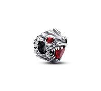 PANDORA Moments Game of Thrones Drachen Charm aus Sterling Silber mit Kristallen, Kompatibel Moments Armbändern, 793141C01