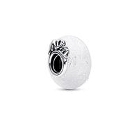 Pandora 792655C00 Glitzerndes weißes Murano-Glas Mum & Love Charm - Sterling Silber