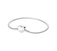 PANDORA Armband Schlangenkette Sterling Silber Armband mit Gravur Herz Clasp 599206C00-20 Marke, Einheitsgröße, Metall, Kein Edelstein